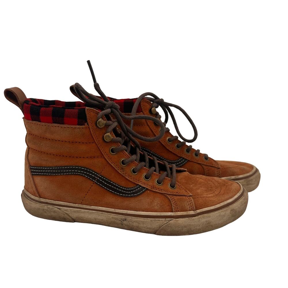 Vans Leather Suede Sk8 Hi Oldskool Skate Shoes Size 8M 9.5W